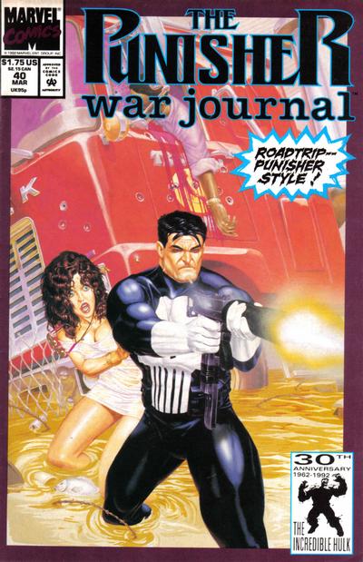 The Punisher War Journal #40 - Fn/Vf 7.0