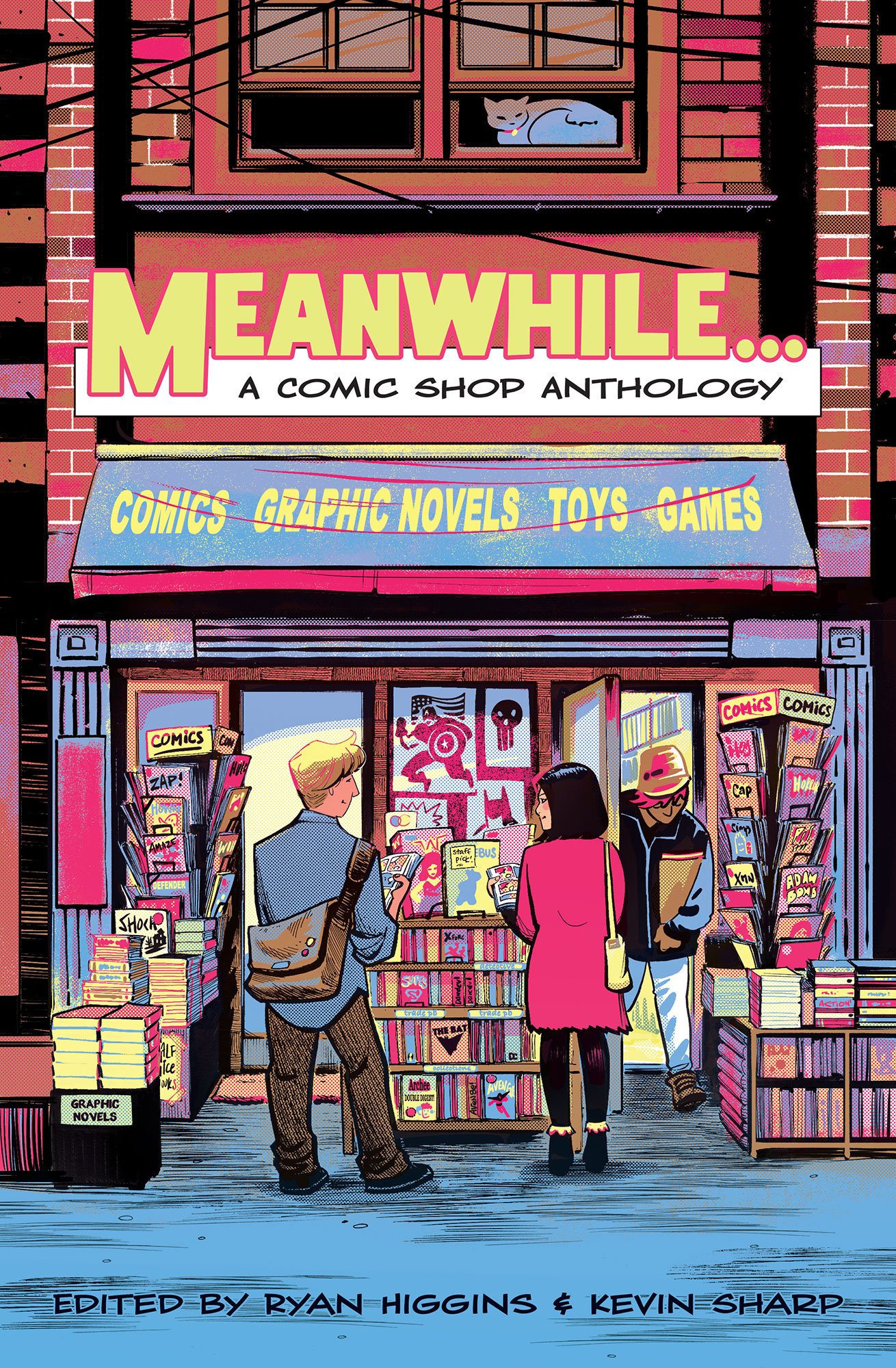 Meanwhile... A Comic Shop Anthology Cover A Veronica Fish
