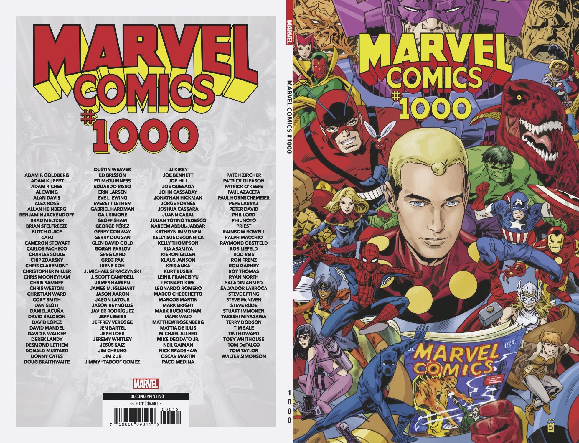 Marvel Comics #1000 2nd Printing Buckingham Variant | ComicHub