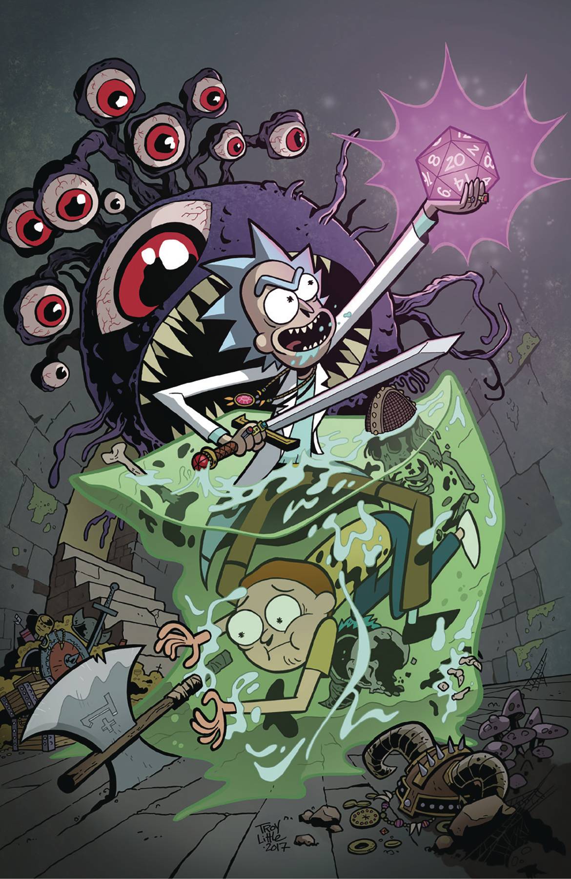 Rick and Morty Vs Dungeons & Dragons #1 Cover A Little (Of 4)