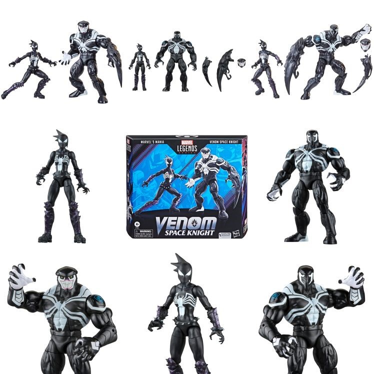 Marvel Legends Venom Space Knight And Mania 2-Pack