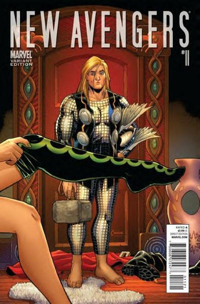 New Avengers #11 [Thor Goes Hollywood Variant Edition]-Near Mint (9.2 - 9.8)