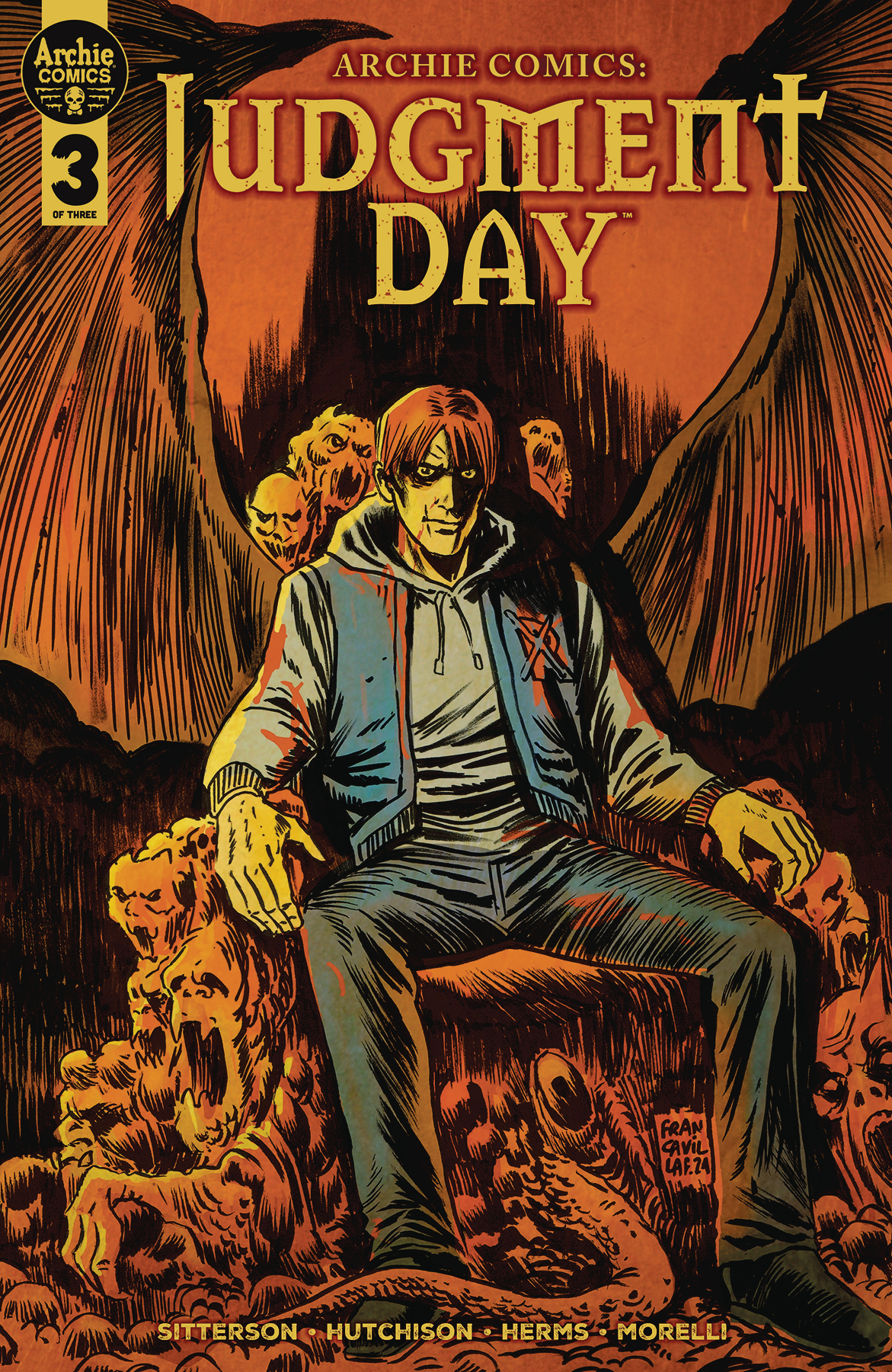 Archie Comics Judgment Day #3 Cover B Francavilla (Of 3)
