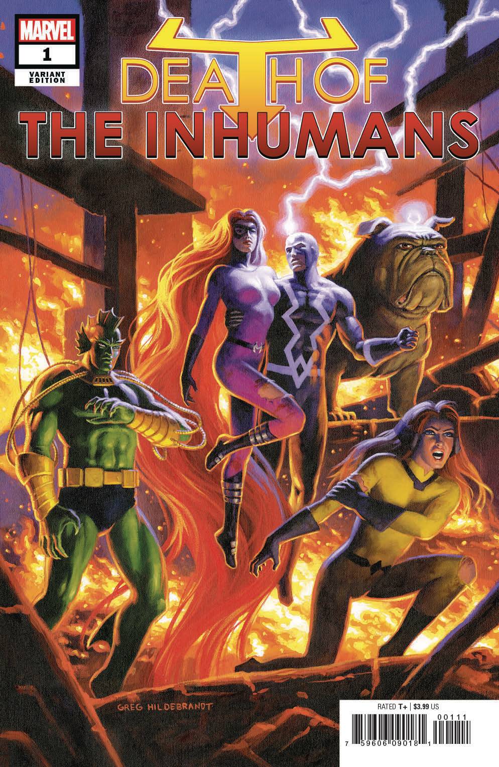 Death of Inhumans #1 Hildebrandt Variant (Of 5)