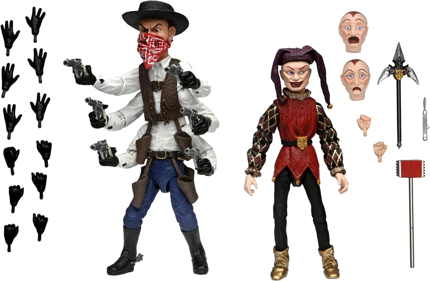 Puppet Masters Ult Six-Shooter & Jester 2 Pack 7in Action Figure
