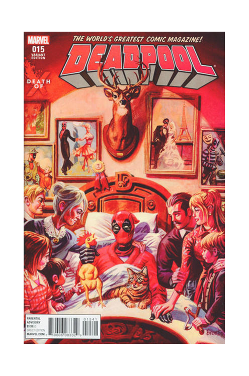 Deadpool #15 (Brerenton Death of X Variant) (2015)