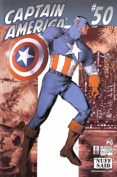 Captain America #50 [Direct Edition] - Vf/Nm 9.0