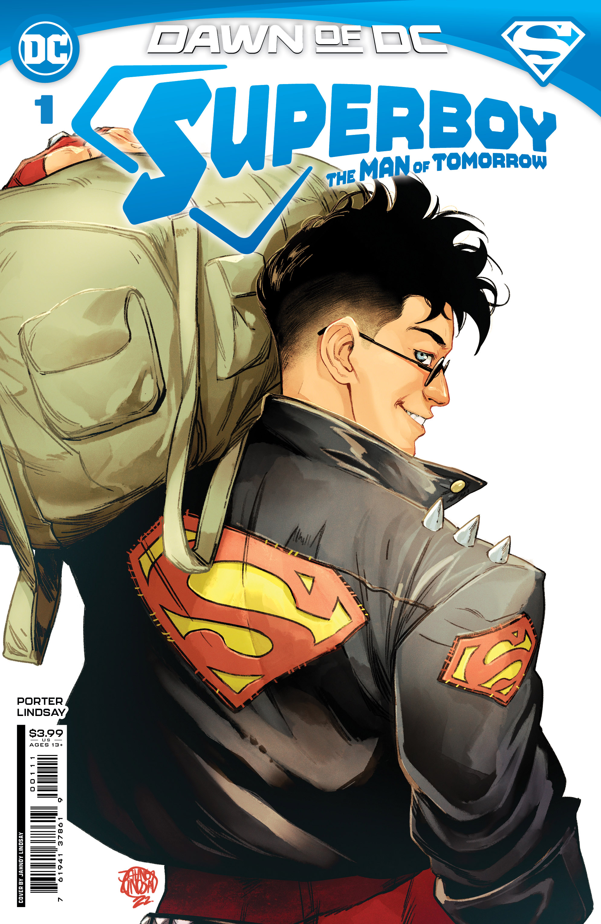 Superboy The Man of Tomorrow #1 Cover A Jahnoy Lindsay (Of 6)
