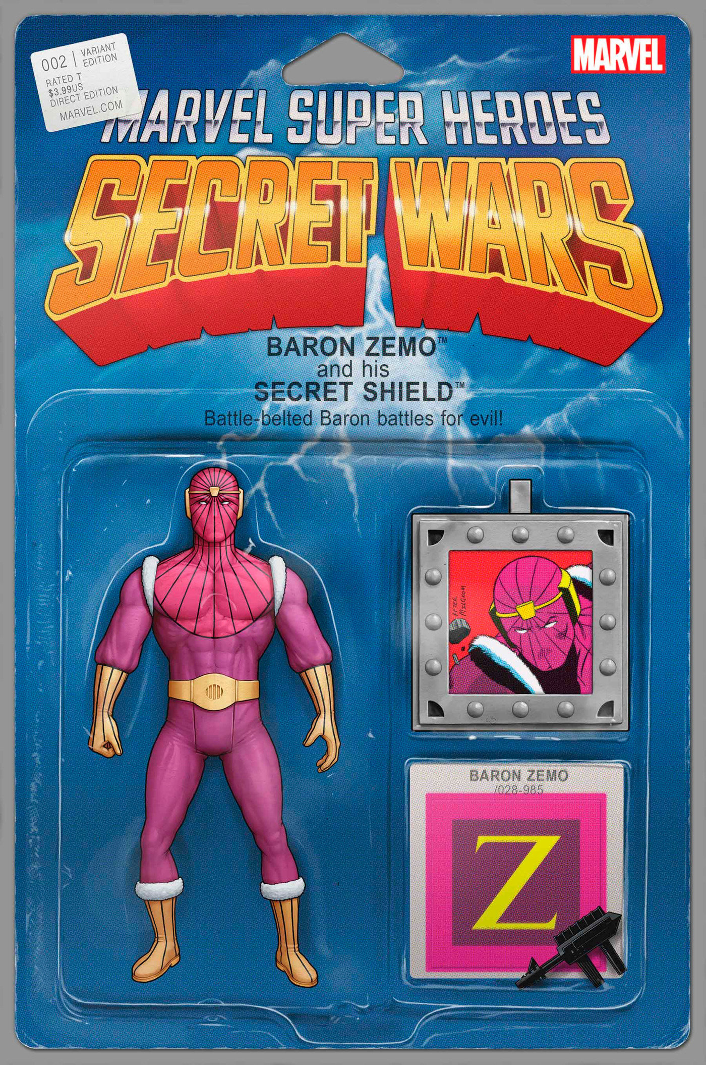 Marvel Super Heroes Secret Wars Battleworld #2 John Tyler Christopher Action Figure Variant
