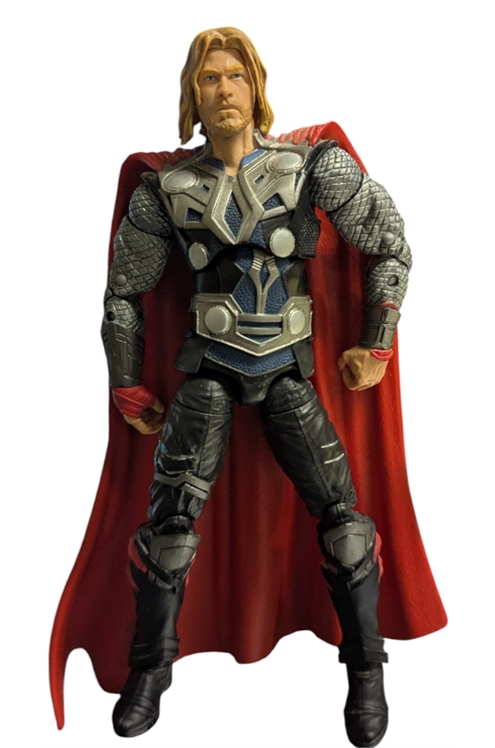 2011 Hasbro Marvel Legends Thor With Collectible Base Pre-Owned Complete