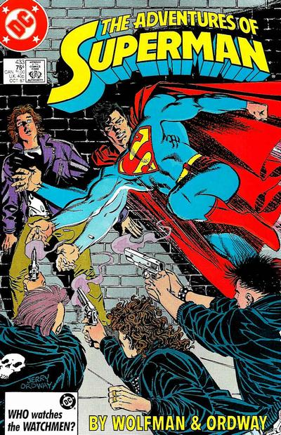 Adventures of Superman #433 [Direct]-Very Fine (7.5 – 9)