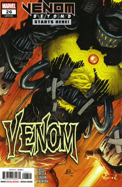 Venom #26 [Street Level Hero Exclusive - Tyler Kirkham Virgin Art Black And White]