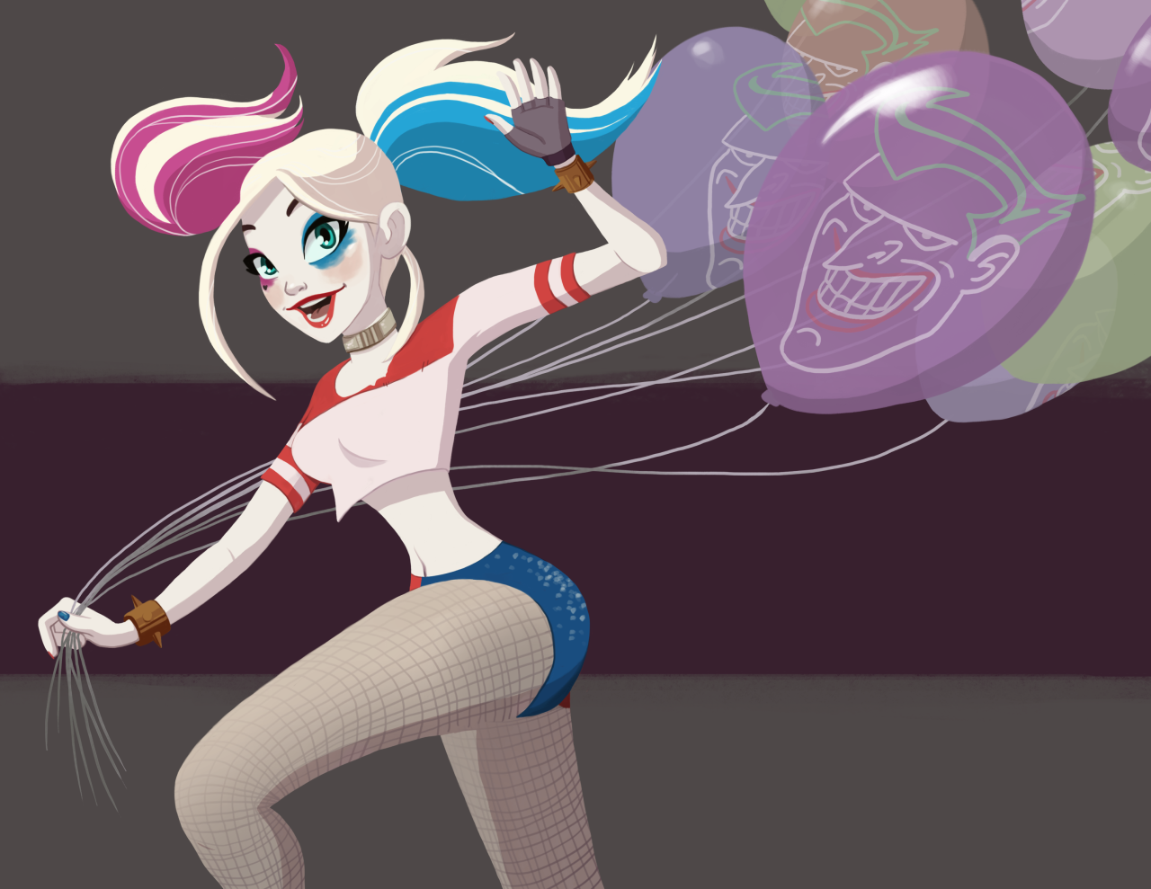 Leann Hill Art - Harley Quinn (Suicide Squad) (Large)