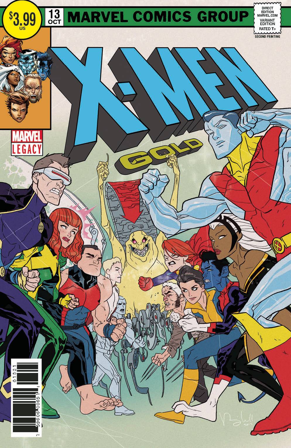 X-Men Gold #13 2nd Printing Caldwell Variant Legacy