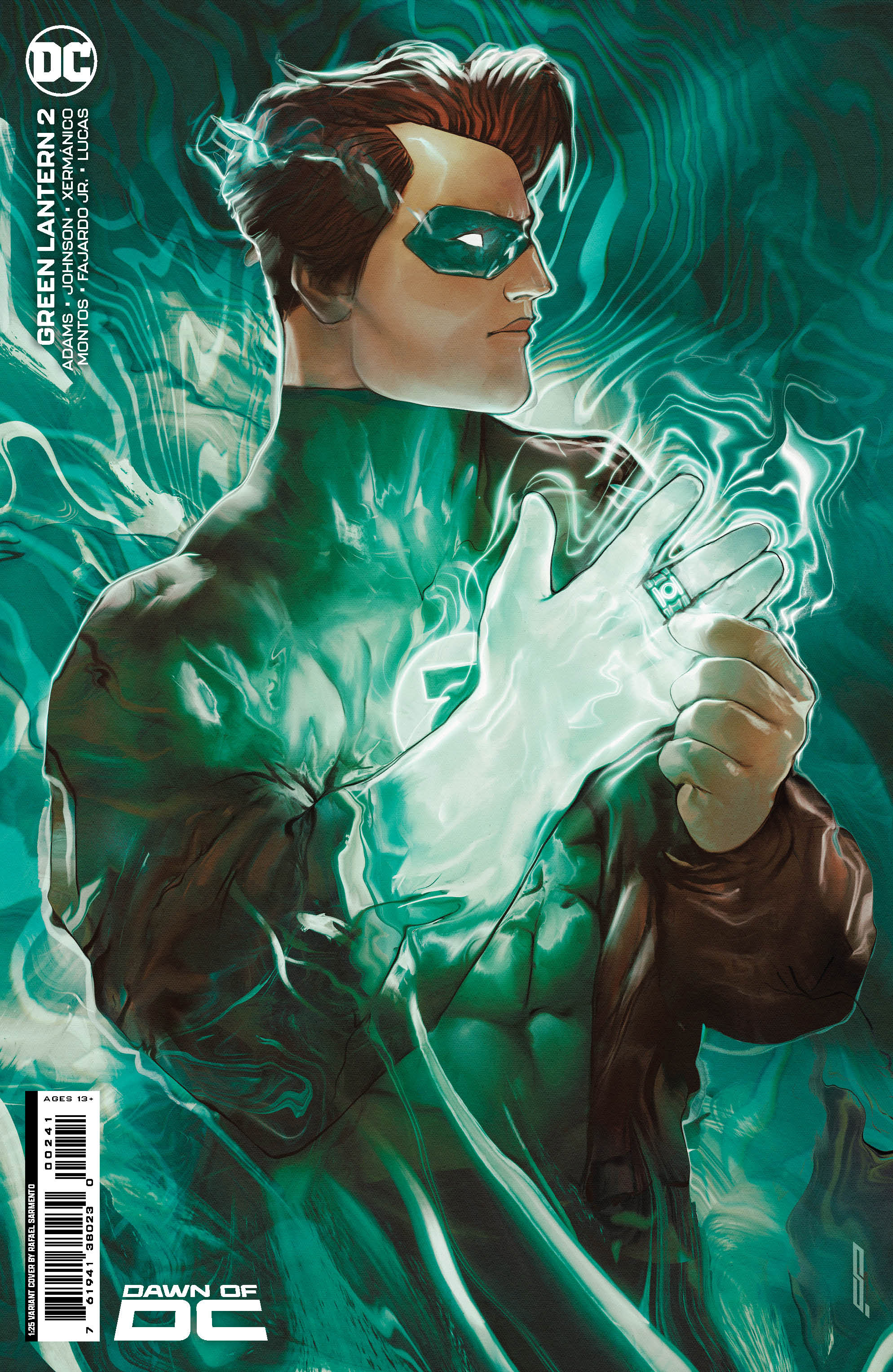 Green Lantern #2 Cover D 1 for 25 Incentive Rafael Sarmento Card Stock Variant