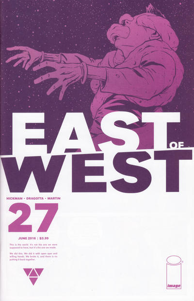 East of West #27-Very Fine (7.5 – 9)