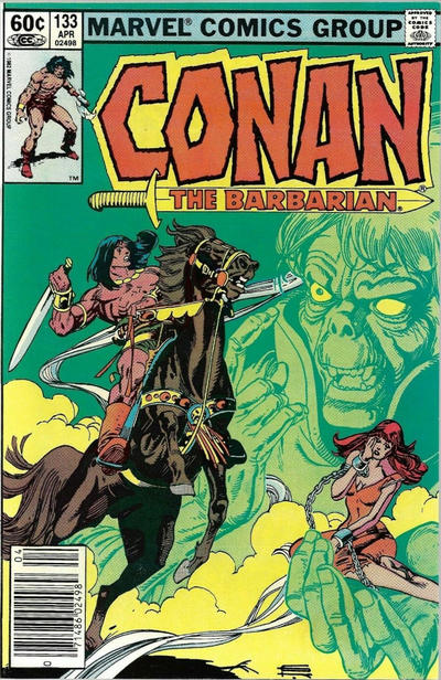 Conan The Barbarian #133 [Newsstand]-Good (1.8 – 3)