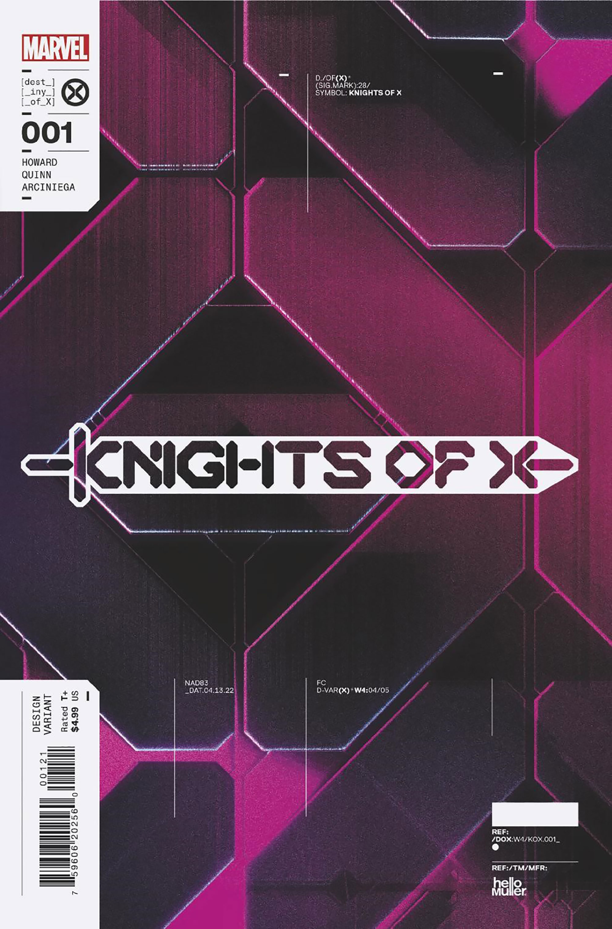 Knights of X #1 Muller Design Variant