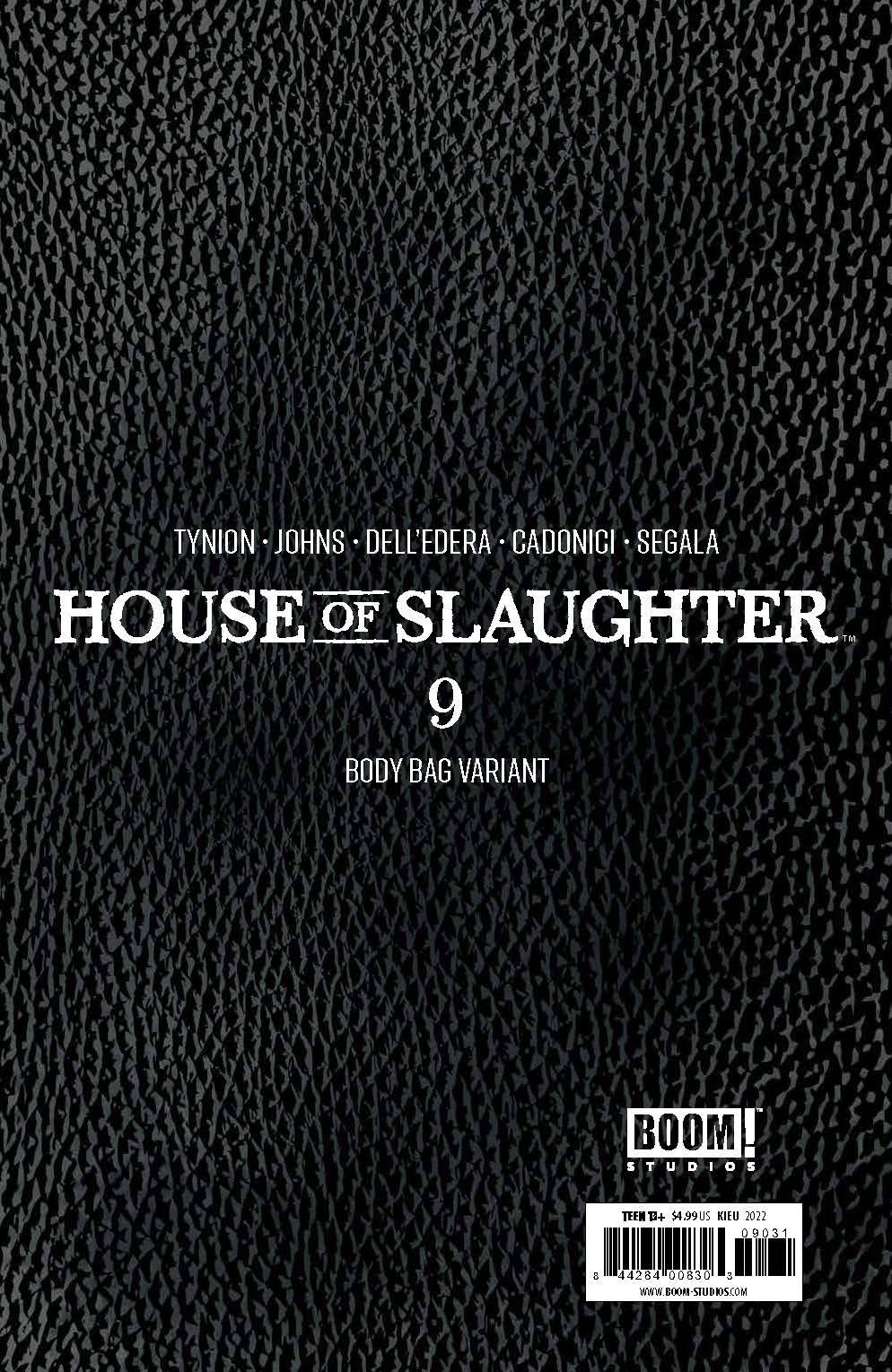 House of Slaughter #9 Cover C Bodybag Variant Kieu