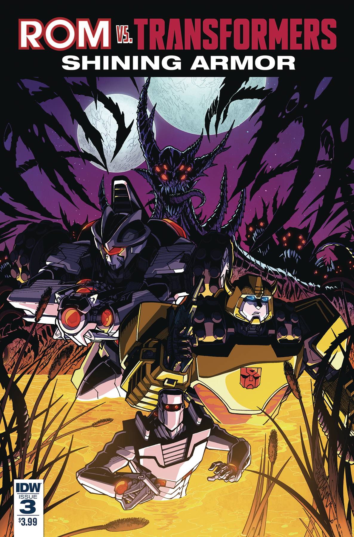 Rom Vs Transformers Shining Armor #3 Cover A Milne