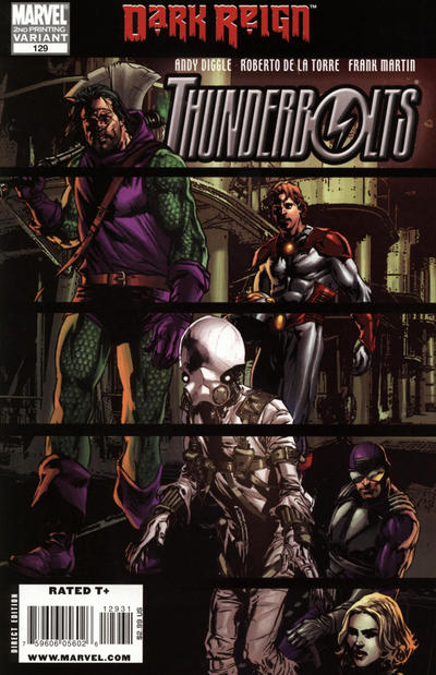 Thunderbolts #129 (2006) De La Torre 2nd Printing Variant