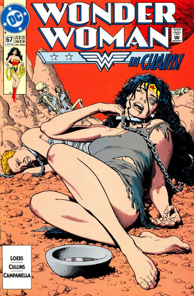 Wonder Woman #67 [Direct]-Very Fine (7.5 – 9) 'Bondage' Cover