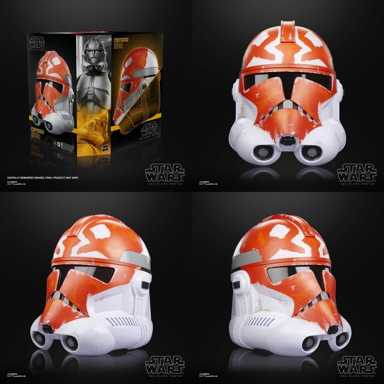 Star Wars The Black Series 332nd Clone Trooper Premium Electronic Helmet