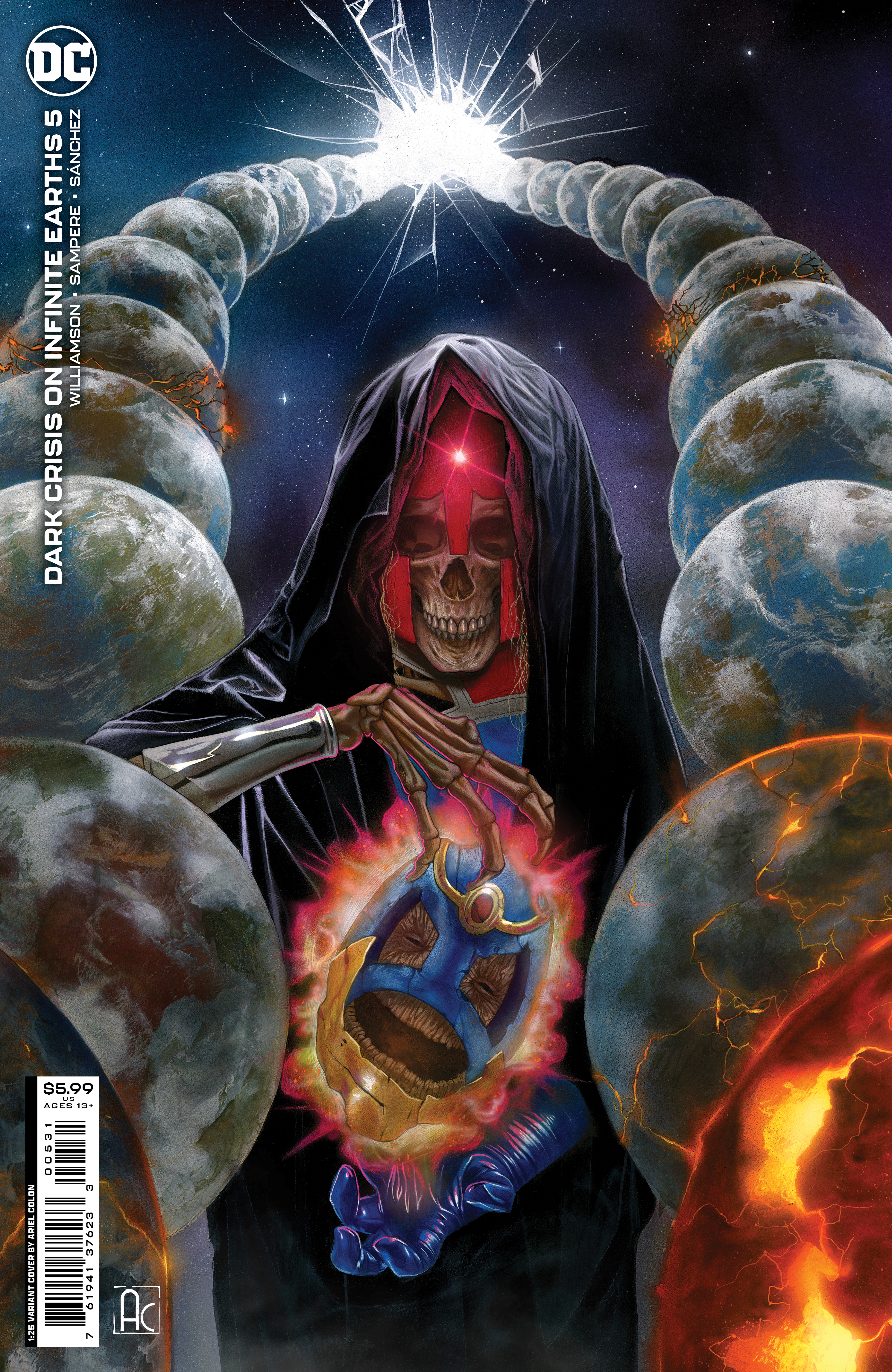 Dark Crisis On Infinite Earths #5 1 for 25 Incentive Ariel Colon