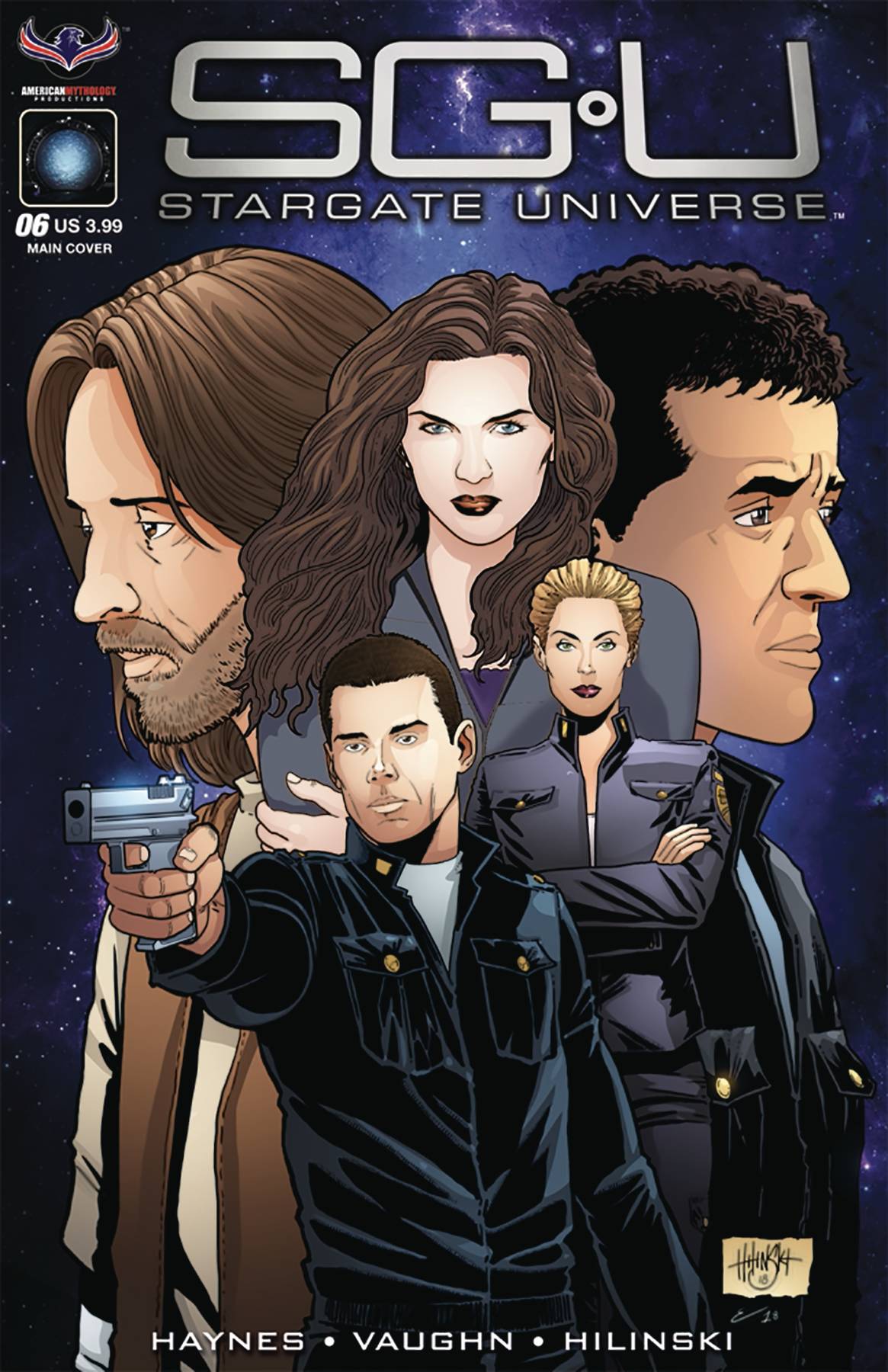 Stargate Universe #6 Main Hilinski Cover