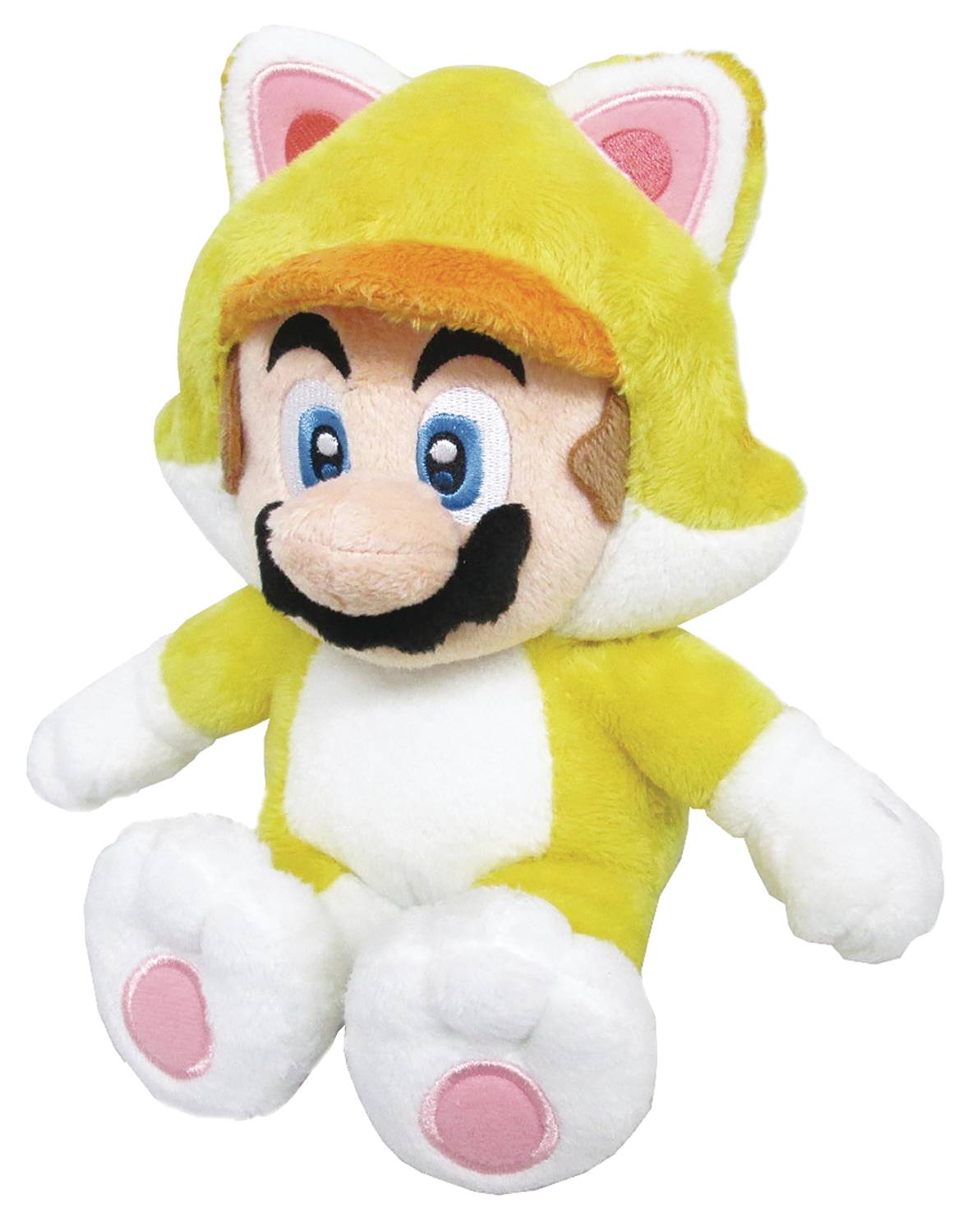 Super Mario 10 Inch Cat Mario Plush