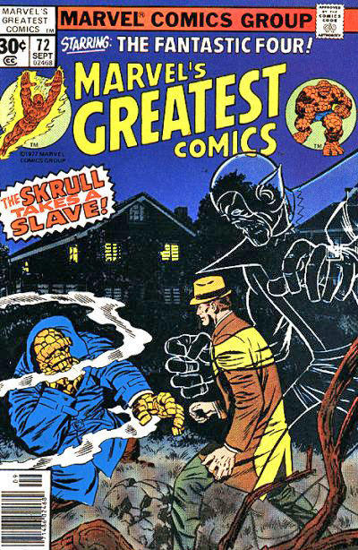 Marvel's Greatest Comics #72 [30¢] (1969)-Very Good (3.5 – 5)