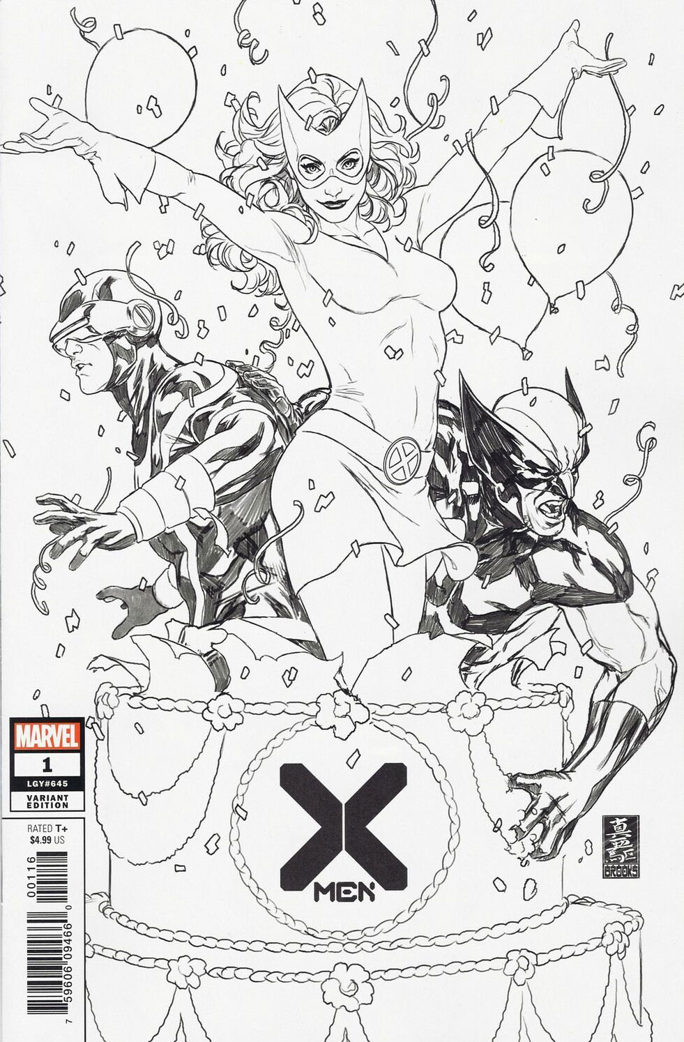 X-Men #1 Brooks Party Sketch Dx (2019)