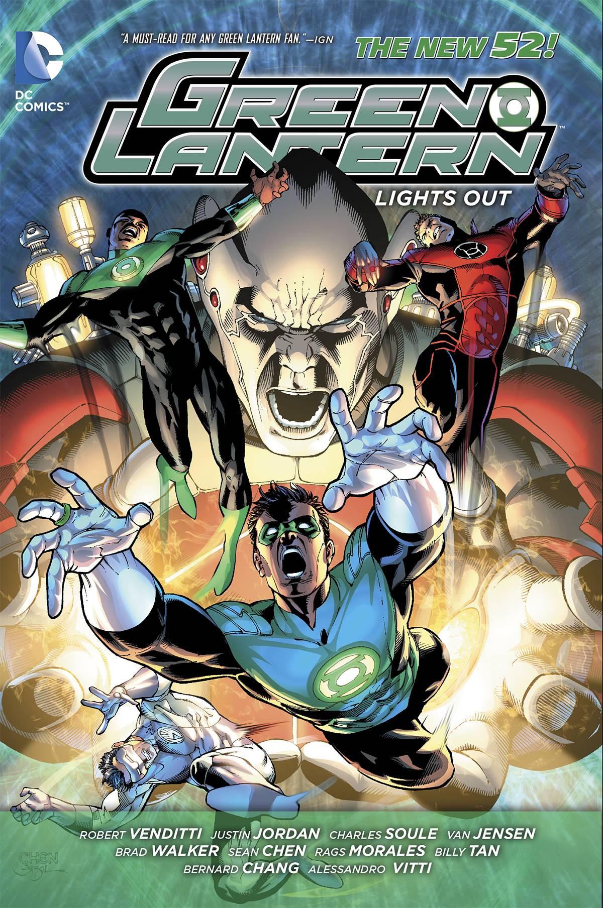 Green Lantern Lights Out Graphic Novel (New 52)