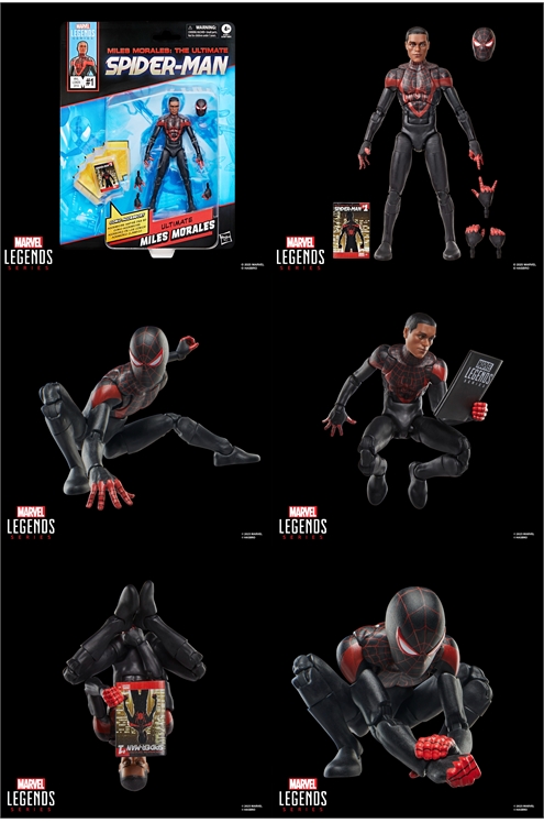 *Pre-Order* Marvel Legends Ultimate Miles Morales With Ultimate Spider-Man #1 (2014) Comic Accessory