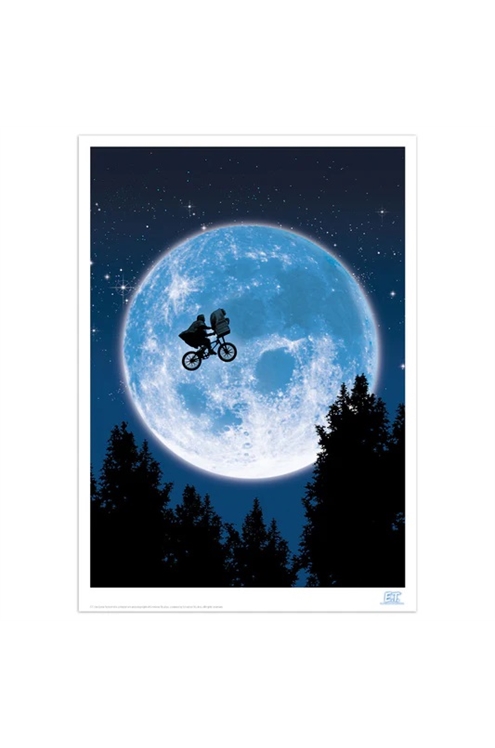 E.T. Full Moon Art Print