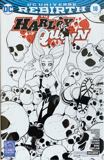 Harley Quinn #18 [Planet Comicon Exclusive Cover]-Near Mint (9.2 - 9.8) Signed Conner Palmiotti