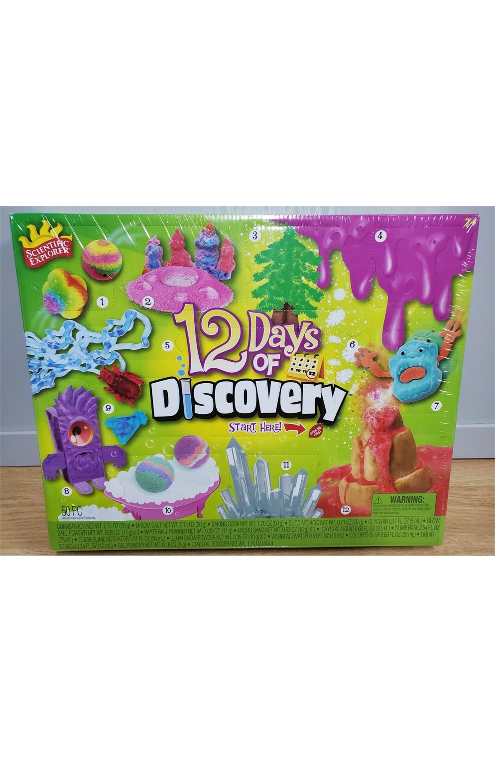 Scientific Explorer 12 Days of Discovery 50 Pc Experiments 
