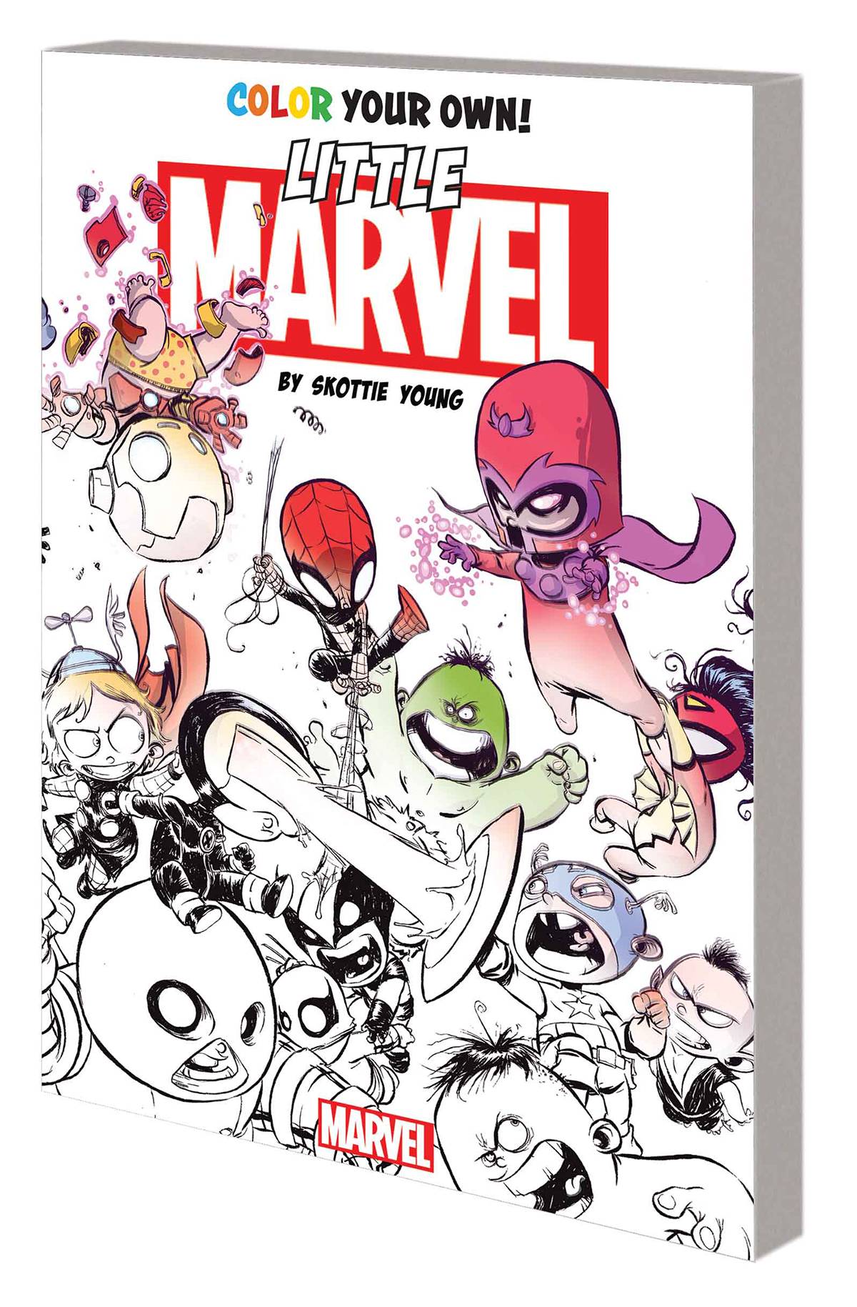 Color Your Own Young Marvel by Skottie Young Graphic Novel