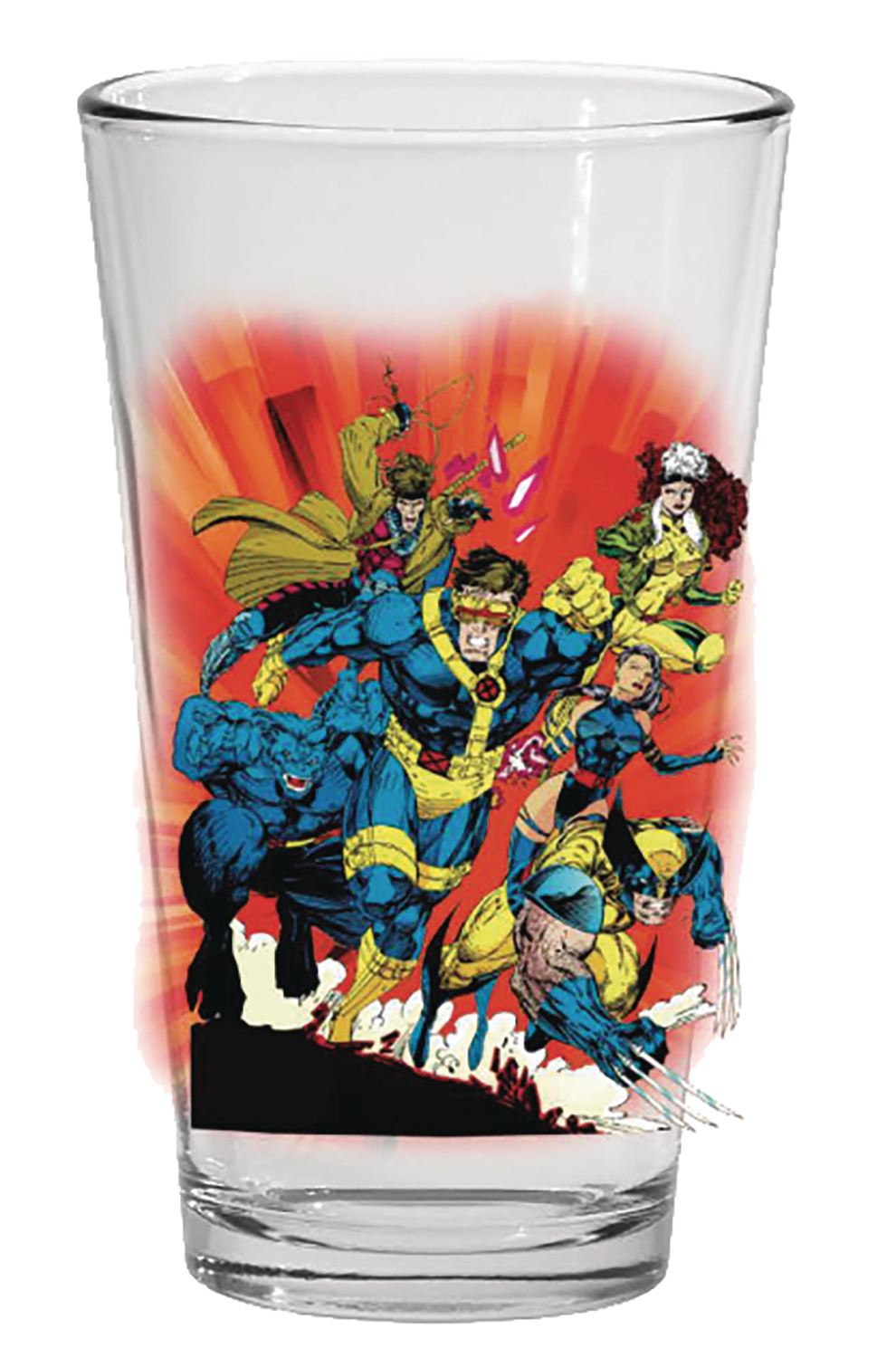 Toon Tumblers X-Men 90's Clear Pint Glass