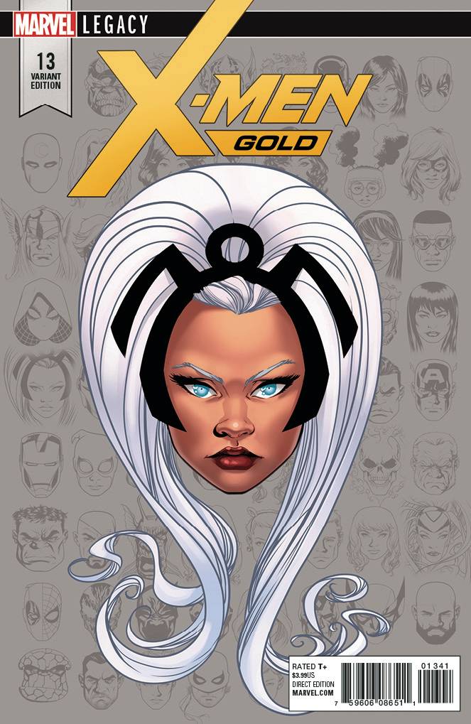 X-Men Gold #13 Mckone Legacy Headshot Variant Legacy