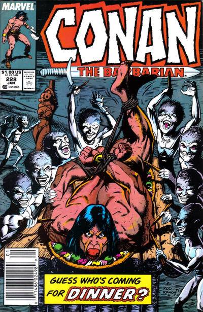 Conan The Barbarian #228 [Newsstand]-Very Good (3.5 – 5)