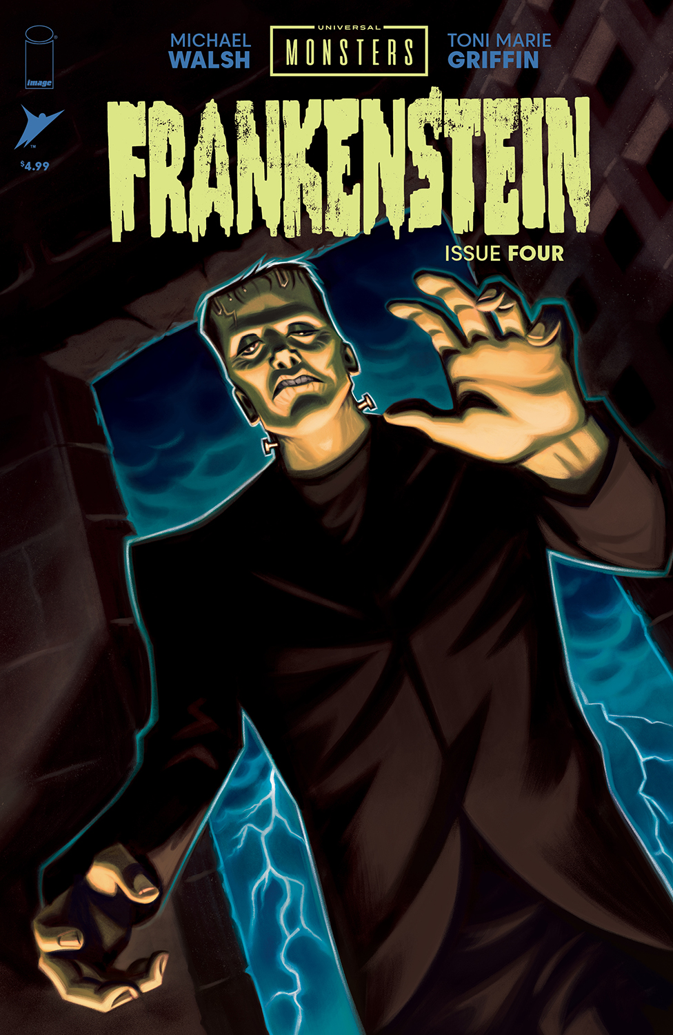 Universal Monsters Frankenstein #4 Cover E 1 for 50 Incentive Stephanie Pepper Variant (Of 4)