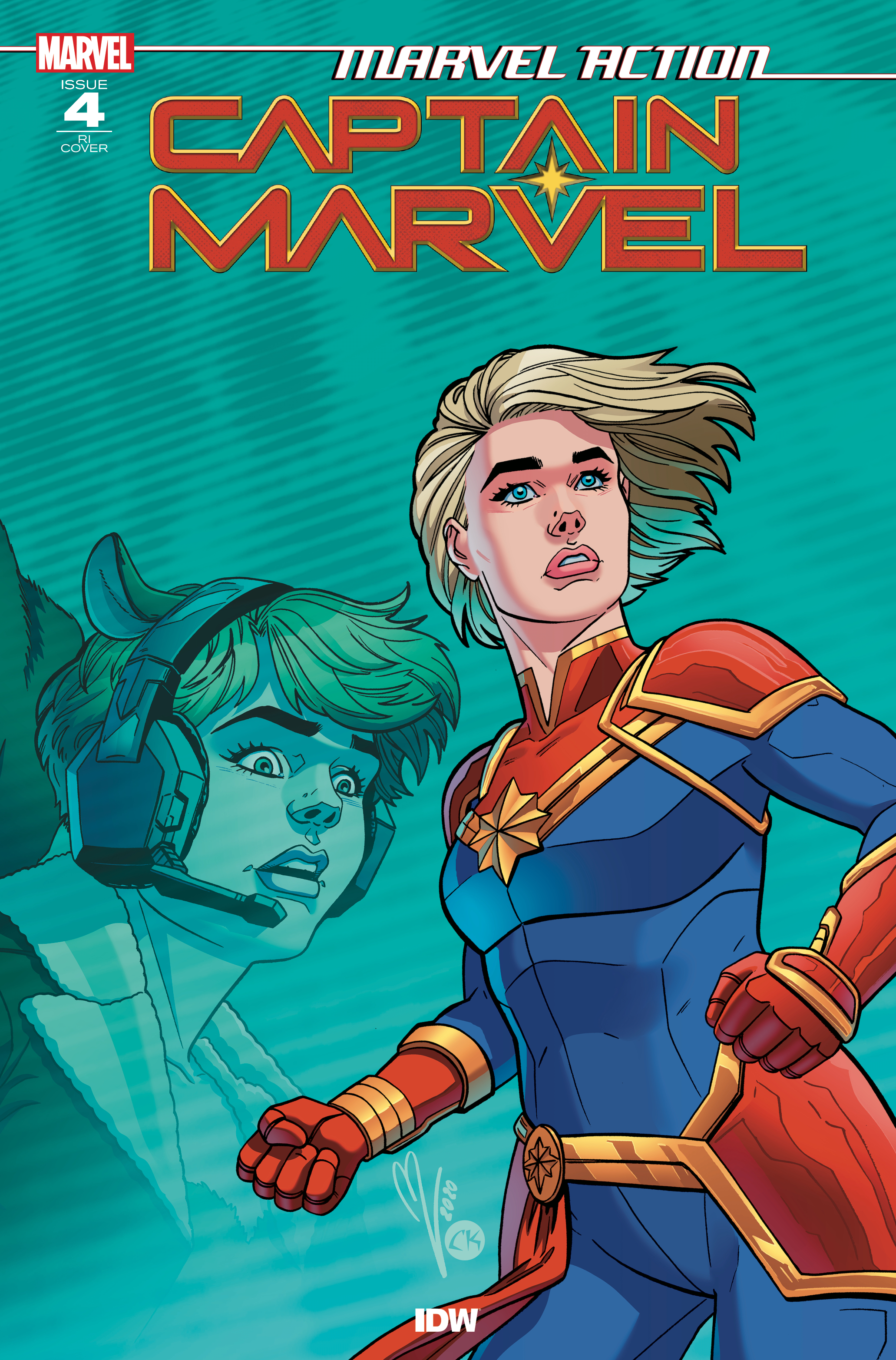 Marvel Action Captain Marvel #4 10 Copy Megan Levens Incentive Cover