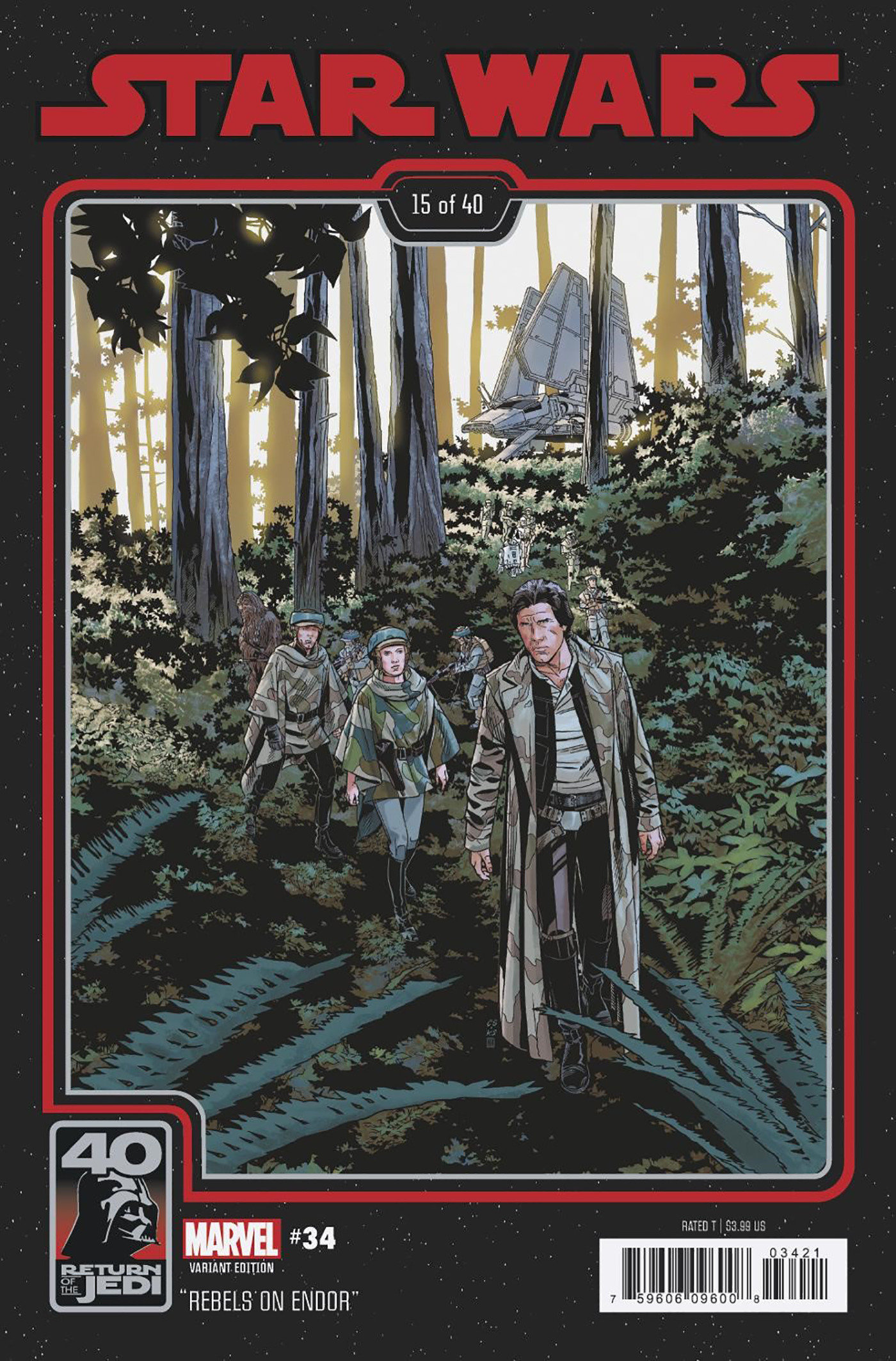 Star Wars #34 Chris Sprouse Return of the Jedi 40th Anniversary Variant (2020)
