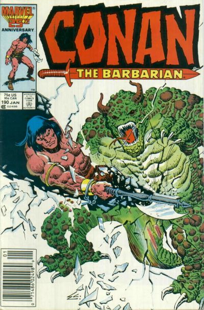 Conan The Barbarian #190 [Newsstand]-Very Good (3.5 – 5)