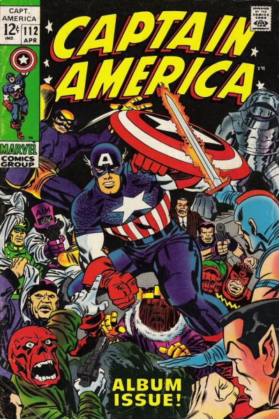 Captain America #112 (1968)-Fine (5.5 – 7)