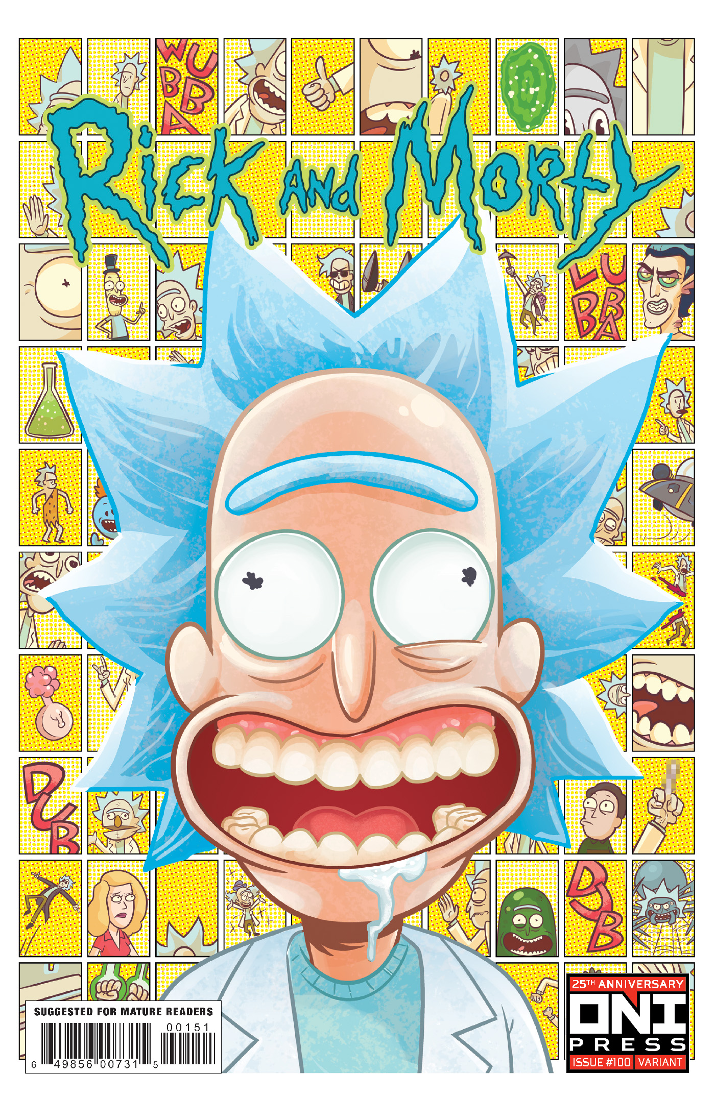 Rick and Morty #100 Cover E Fred Stresing Variant (2015)