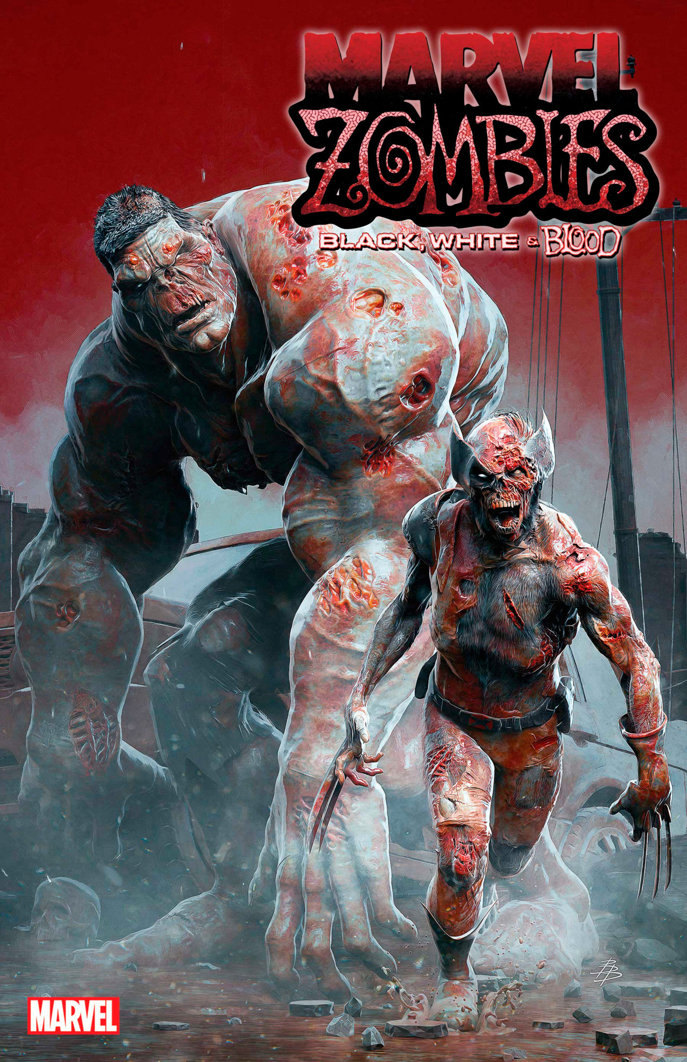 Marvel Zombies Black, White & Blood #1 Bjorn Barends Variant