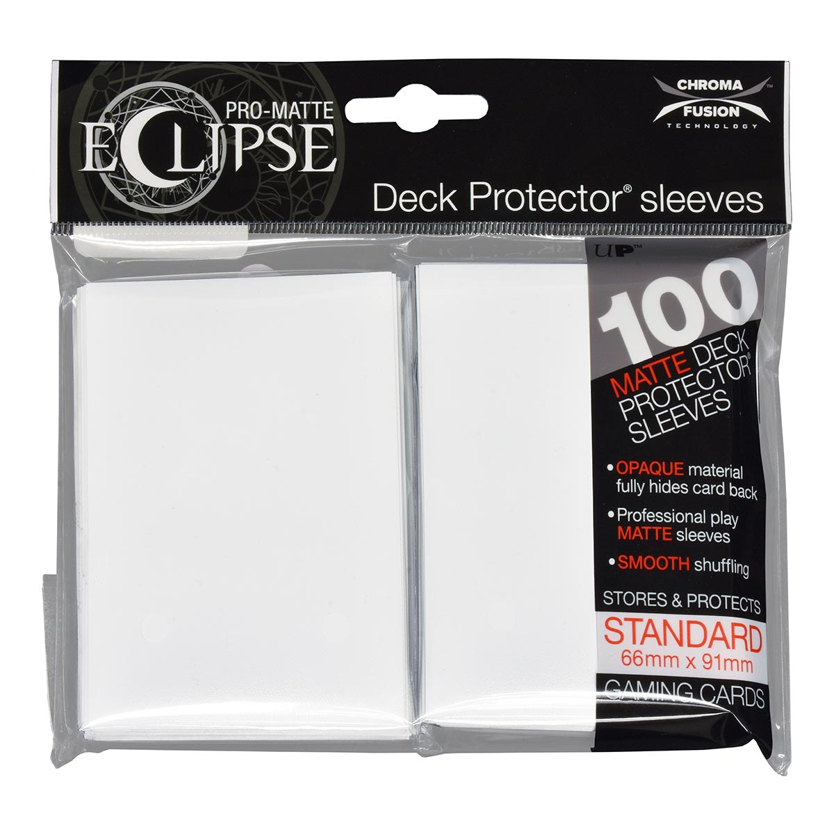 Ultra Pro: Eclipse Matte Standard Sleeves (100 count ) - Arctic White