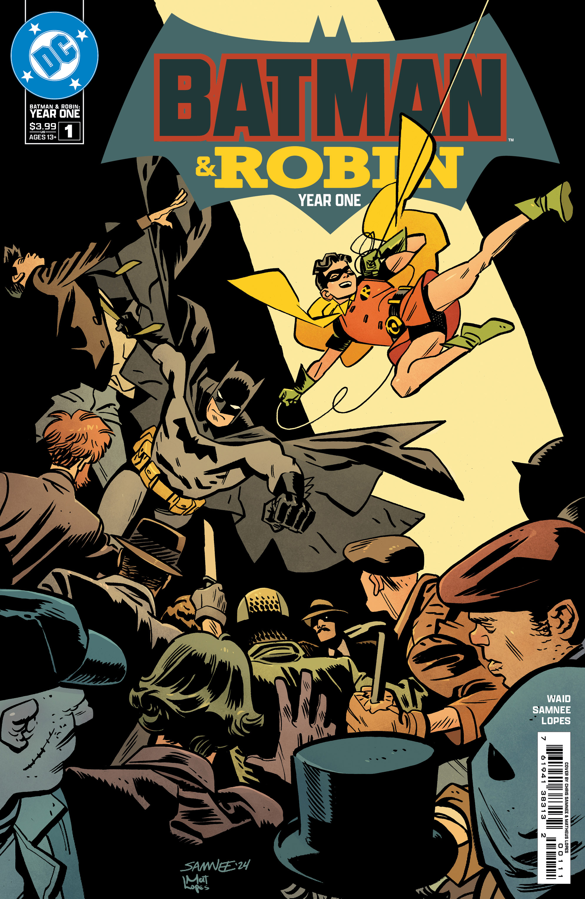 Batman and Robin Year One #1 (Of 12) Cover A Chris Samnee